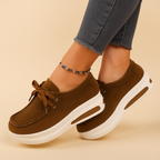 Ayla Suede Platform Sneakers
