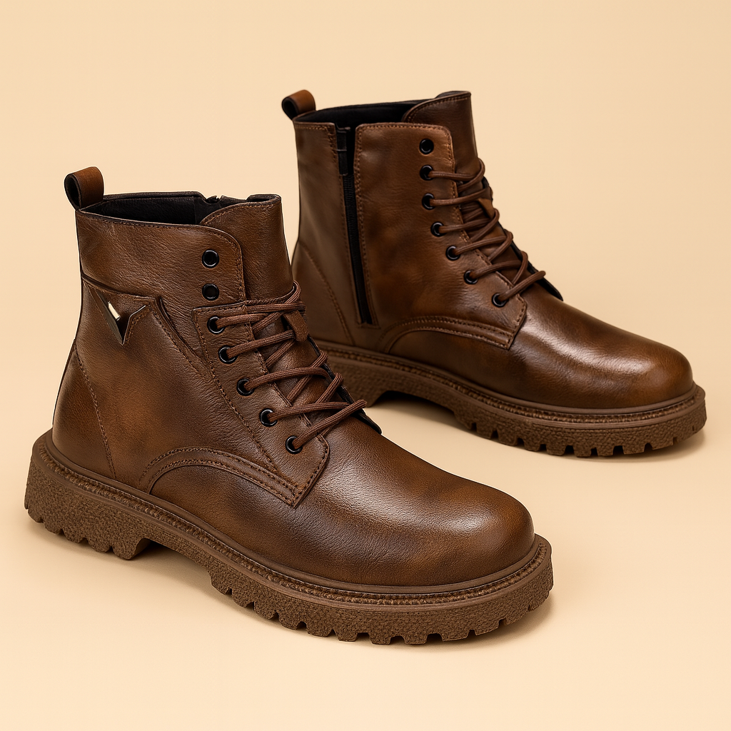 Gavin Genuine Leather  Boots