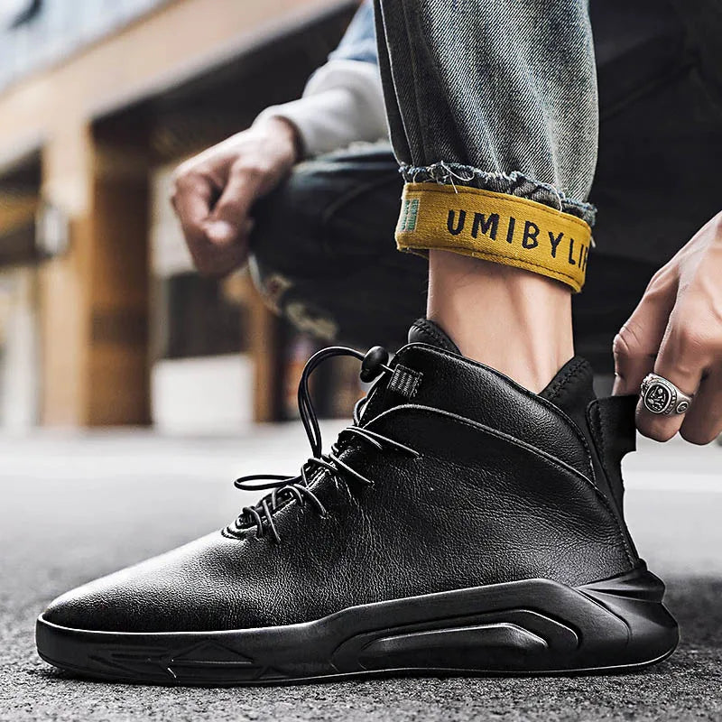 Axton Microfiber Leather Shoes