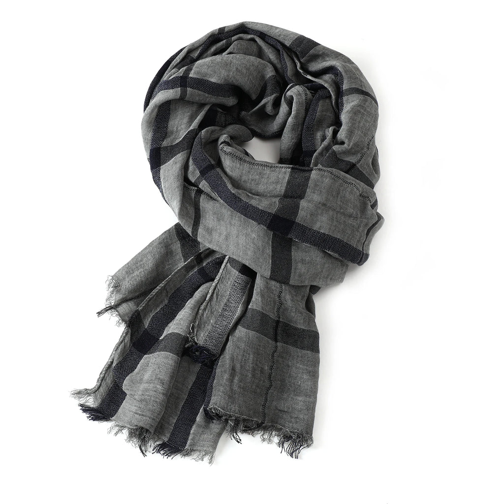 Matteo Cotton-Linen Scarf