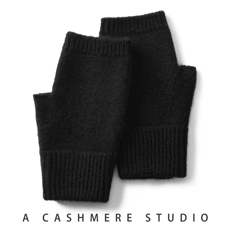 Elena Cashmere Fingerless Gloves