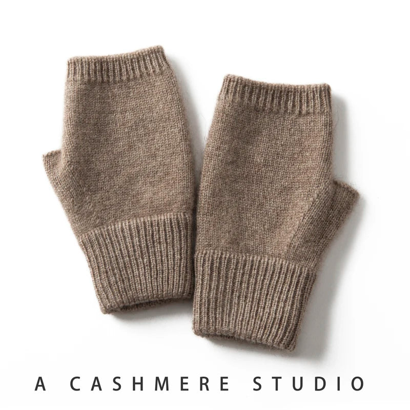 Elena Cashmere Fingerless Gloves