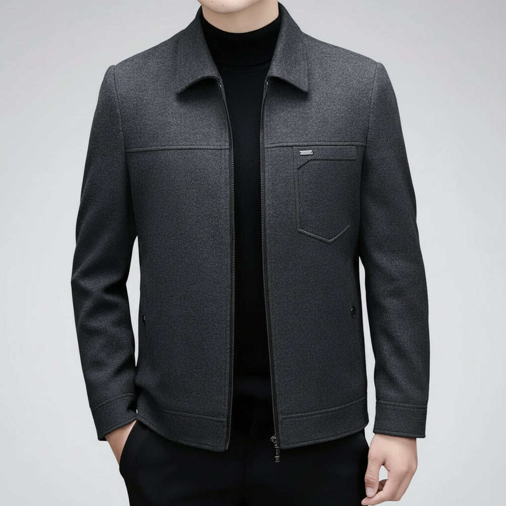 Adrien Wool Blend Short Jacket