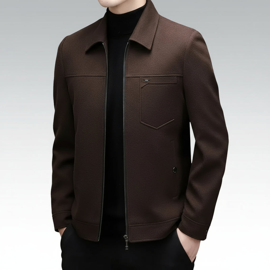 Adrien Wool Blend Short Jacket