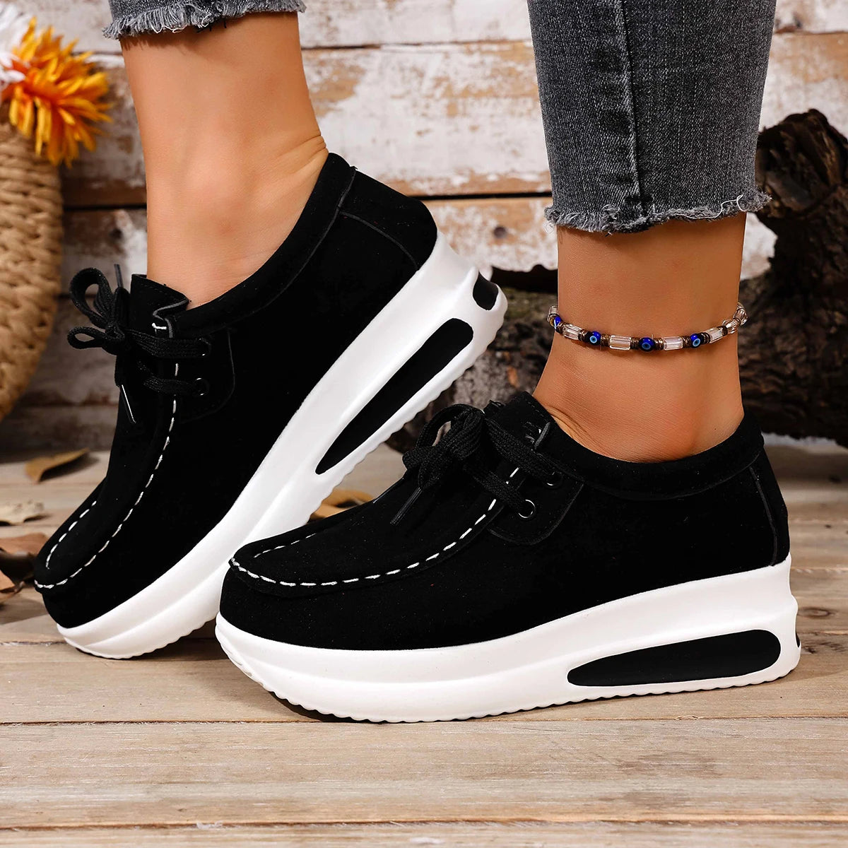 Ayla Suede Platform Sneakers