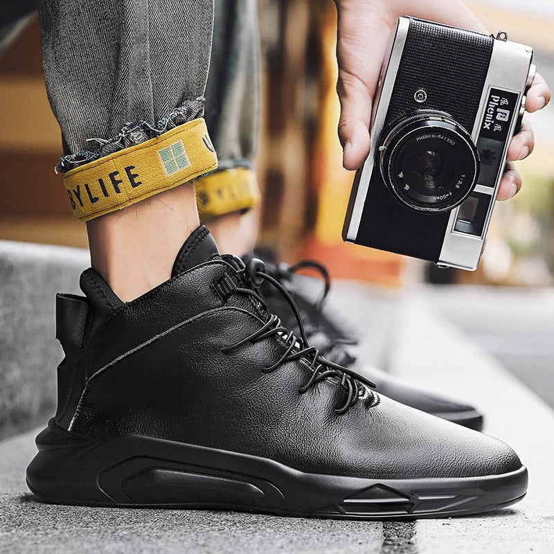 Axton Microfiber Leather Shoes