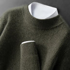 Elias Cashmere Jacquard Winter Pullover