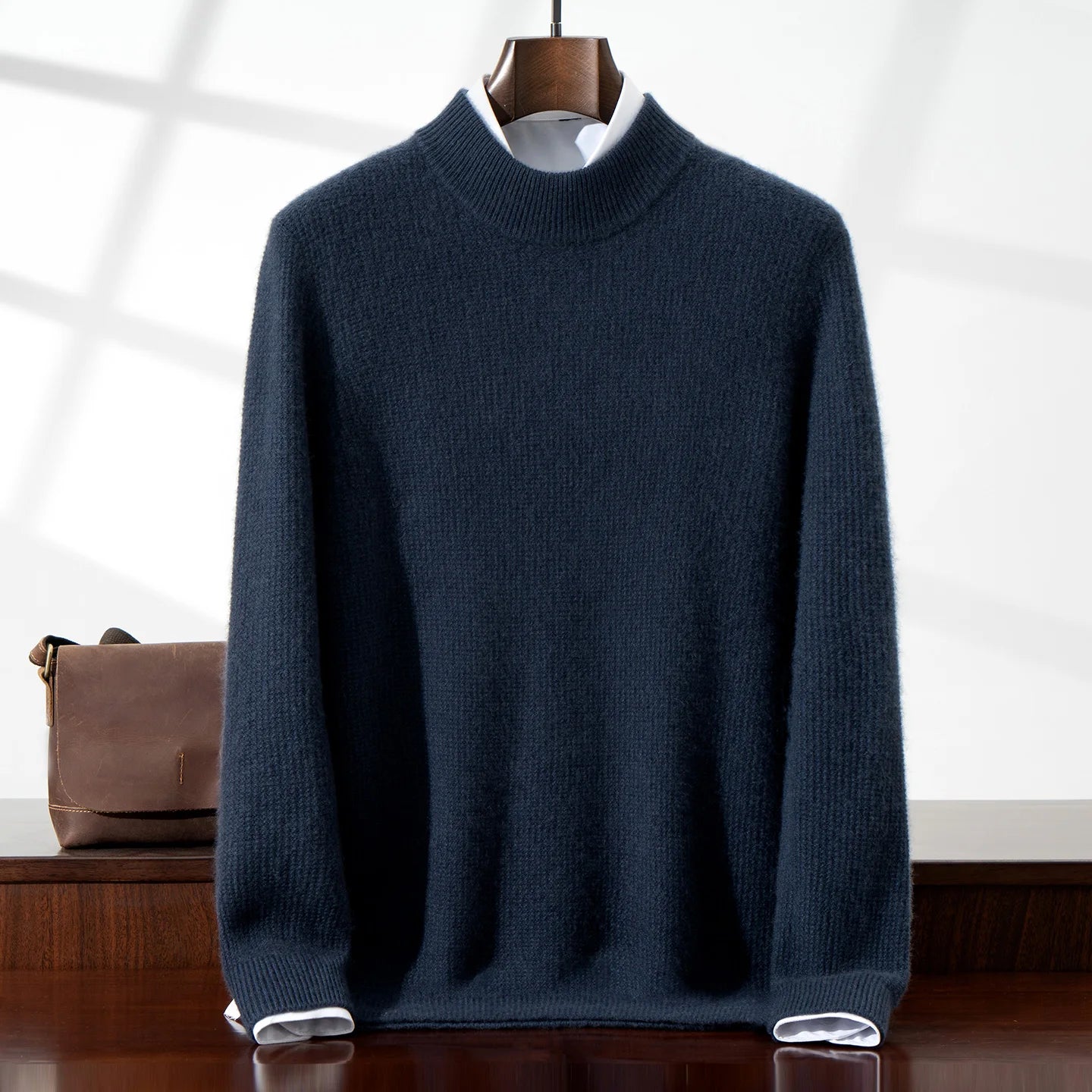 Elias Cashmere Jacquard Winter Pullover