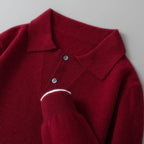 Ethan Wool Polo Knit Sweater