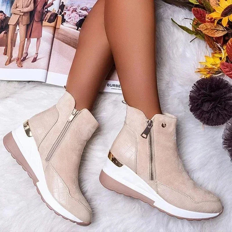 Vera High-Top Suede Sneakers