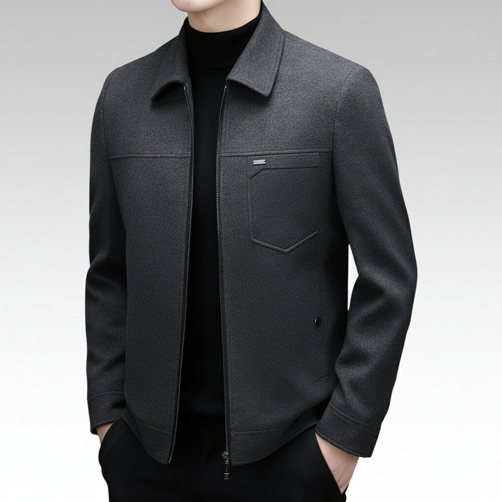 Adrien Wool Blend Short Jacket