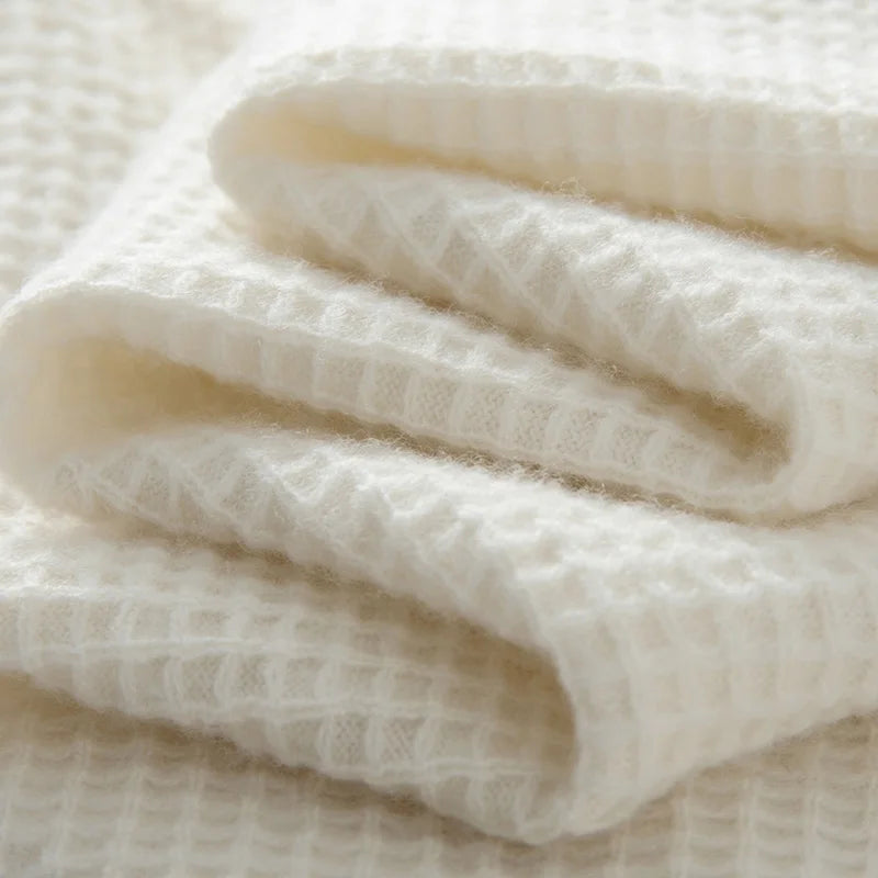 Silas Cashmere Waffle Knit Tee