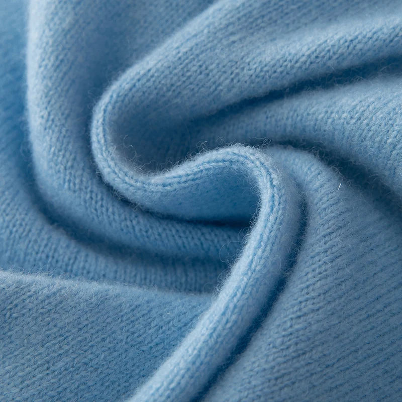 Calum Wool Polo Sleeve Sweater