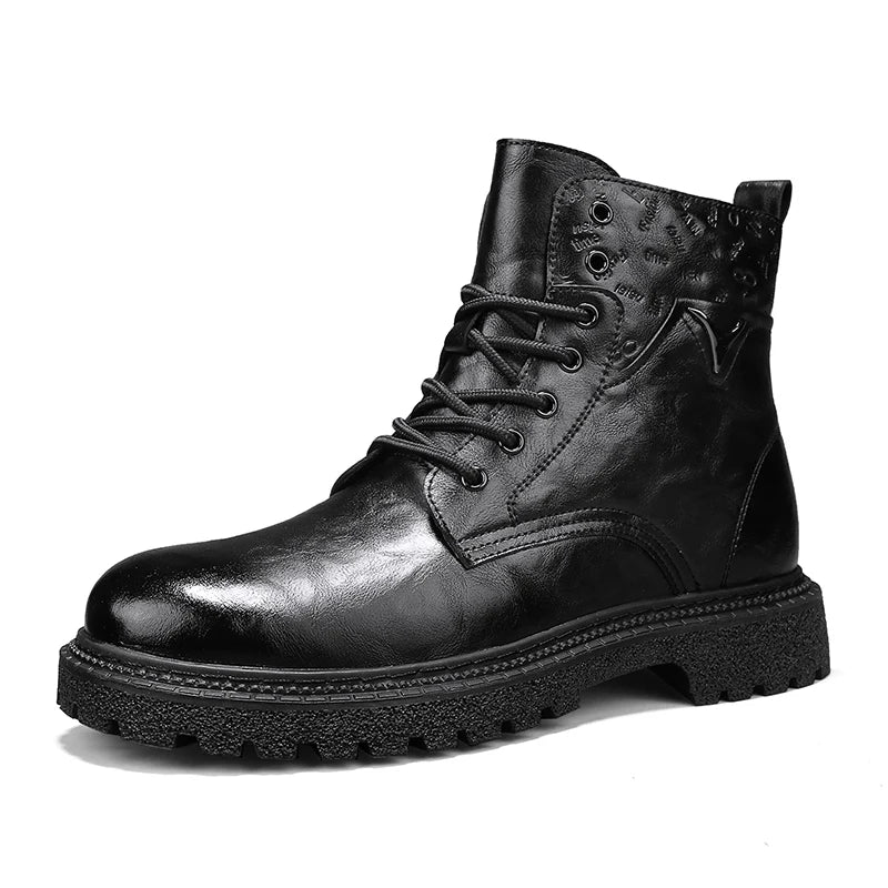 Gavin Genuine Leather  Boots