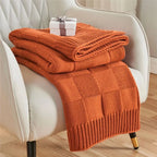 Sofia Cotton Knit Throw Blanket