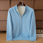 Calum Wool Polo Sleeve Sweater