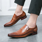 Hugo Retro Brown Leather Shoes