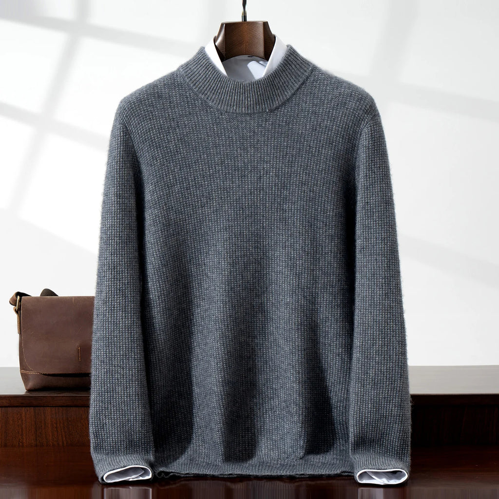 Elias Cashmere Jacquard Winter Pullover