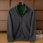 Calum Wool Polo Sleeve Sweater